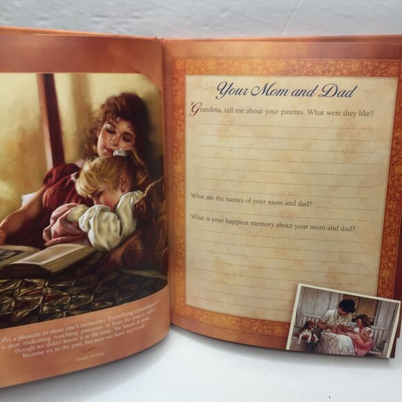 Grandma Do You Remember When? Sharing Lifetime Loving Memories Keepsake Journal - Picture 3 of 12